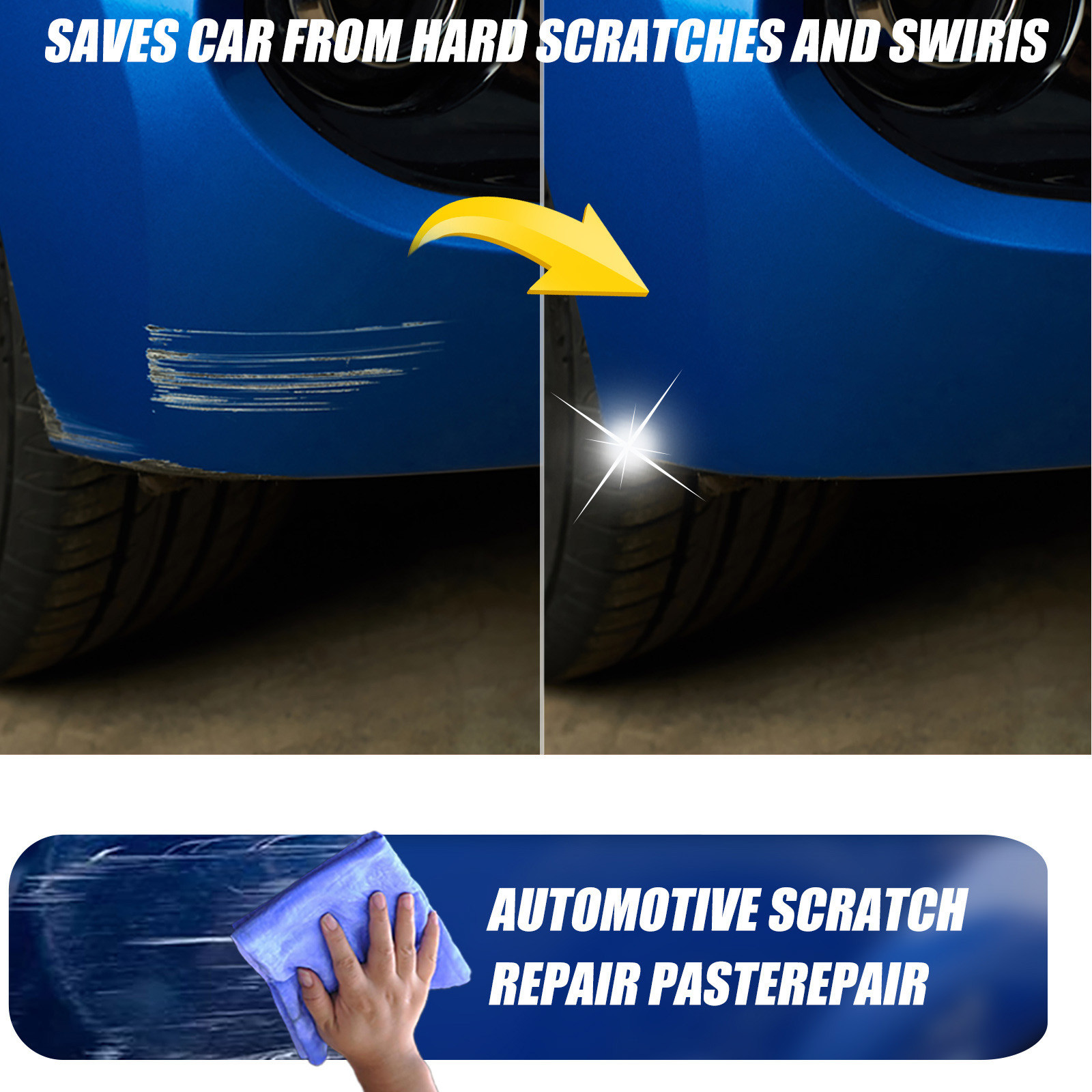 Car Scratch Removal Cream 60ml Car Paint Scratch Repair Polish Car Paint  Correcting Paste With Sponge For Metal Glass And Paint Discoloration  efficiently