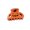 I002- B, variant on Accessories, Claw Clip Hollow Out Carved Pumpkin Face, Large Halloween Pumpkin Claw for Long, Spooky Cute Accessory for Halloween Events, Reliable Gripping Power That Delivers
