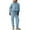 J01#Sky Blue, variant on zfwon 2 Piece Outfits Women Tracksuit Autumn Winter Crew Neck Long Sleeve Hoodie Sweatshirt & Sweatpants with Drawshring Lightweight Thermal Fleece Lined Loungewear Solid Colour Sweatsuit