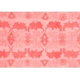 thumbnail image 1 of Ahgly Company Machine Washable Indoor Rectangle Abstract Red Modern Area Rugs, 2' x 4', 1 of 4