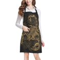 thumbnail image 1 of HATIART Scorpion Adjustable Bib Apron for Cooking Baking Gardening Home Kitchen Apron for Women Men with Pockets, 1 of 1
