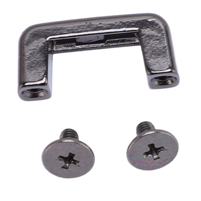D Ring Connector Buckle, Gun Color Easy To Install Metal 12 Set Arch Bridge D Ring Buckle for Bag Box Drawer