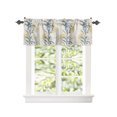 thumbnail image 2 of Kitchen Cafe Valance Curtain for Small Windows,Blossom Flower Botanical Plant Rod Pocket Short Valances Floral with Leaves Branch Window Treatment Panel for Living Room/Bedroom/Bathroom,54x18in, 2 of 9