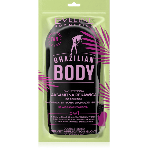 Eveline Cosmetics Brazilian Body Self Tanning Double-sided Velvet Glove