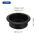 thumbnail image 2 of Uxcell 2 Pcs Soporte para Vaso de Aluminio, 1.34" x 4.02" Soporte para Lata de Bebida para Mesa de Póker, Negro, 2 of 6