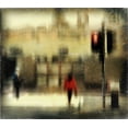 thumbnail image 2 of Lammakmak 17x15 Black Ornate Wood Framed with Double Matting Museum Art Print Titled - Street, 2 of 4