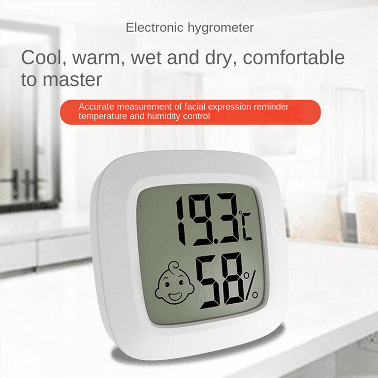 Weather station electronic thermometer, hygrometer with sensor, Equipment  \ Meters & Testers \ Temperature & humidity meters