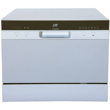 SD-2224DS Countertop Dishwasher with Delay Start & LED â€“ Silver