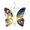D#1005-329, variant on Christmas Butterfly Acrylic Keepsake Ornament with Money Holder Slot Angel & Santa Sleigh Hanging Decoration 3.94 in D