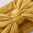 thumbnail image 4 of AUNVITO Baby Girls Wide Headband Elastic Soft Nylon Jacquard Bow Hair Band Solid Color Accessories, 4 of 4