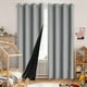 thumbnail image 2 of Cortinas con diseño superior, cortinas opacas y con aislamiento térmico para oscurecer la habitación, con fácil instalación, 2 of 5
