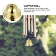 thumbnail image 4 of SHISUYAN Antique Golden Copper Bell for Home Decoration Wide Application Delicate Surface 3.5 Inches, 4 of 9