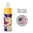 thumbnail image 4 of Carolines Treasures LH9490MUK Labrador with English Union Jack British Flag Ultra Hugger for slim cans Slim Can, 4 of 6