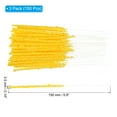 thumbnail image 2 of Uxcell 3.3mm Double Heads Flower Stamen, Artificial Flower Pistil Matt for DIY Christmas Decor, Yellow 150 Pcs, 2 of 6