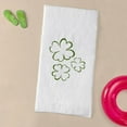 thumbnail image 3 of CafePress - Shamrock Outlines - Large Beach Towel, Soft 30"x60" Towel with Unique Design, 3 of 3