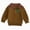 H138-Brown, variant on TOWED22 Toddler Boys Halloween Sweatshirts Kids Cotton Long Sleeve Crewneck Pullover Pumpkin Embroidered Checkered Shirts(Orange,18-24 M )