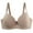 Khaki, variant on WCJM Pink Women's Plus Size Bras Soft Thin Underwire Support Sleep Bra Underwear Anti Sagging Gathered Bralettes