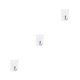 thumbnail image 2 of Moyic Ganchos adhesivos de 10 uds, ganchos de pared transparentes sin costuras, colgadores adhesivos para baño, hogar, cocina Transparente 3piezas, 2 of 6