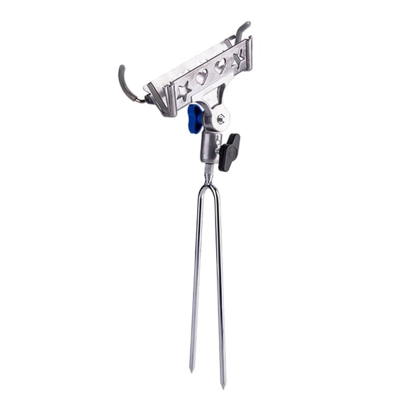 Automatic Fishing Rod Holder Rack Ground Pole Bracket Accessories Head