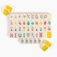 thumbnail image 2 of Deluxe Acrylic Mahjong Starter Kit, Cirquejong Style, 160 Tiles with Racks, Mat & Vegan Leather Case, 2 of 7
