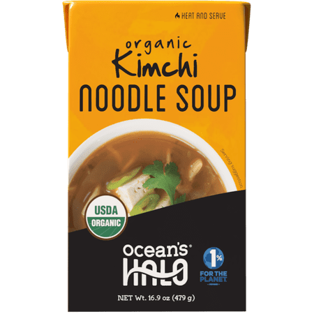 Ocean's Halo Organic Kimchi Noodle Soup, Heat and Eat, 16.9 oz