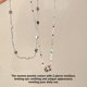 thumbnail image 2 of Qarigey 2Pcs/Set Women Necklace Pendant Chains Adjustable Necklaces Dating Party Decorations Girlfriend Star Decor Neck Jewelry Type3 NO3, 2 of 4