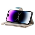 thumbnail image 2 of Funda cartera GANGXUN para iPhone 14 Pro , cuero PU con tarjetero, cremallera, correa de mano, soporte y protección 678°, 2 of 6
