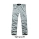 thumbnail image 4 of Pantalones de verano Minnieouse 2 en 1 para hombre con bolsillos laterales gris claro, 4 of 6