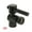 Black, variant on Kingston Brass CC43202DL 1/2" Sweat x 3/8" OD Comp Angle Stop Valve, Polished Brass