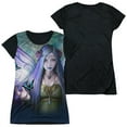 thumbnail image 1 of Anne Stokes - Mystic Aura - Juniors Teen Girls Black Back Sleeve Shirt - X-Large, 1 of 2