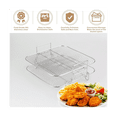 thumbnail image 3 of Rack Square Two Layers Racks,Stainless Steel Dehydrator Accessories Rack,Air Multi-Layer Fryer 4.2-5.8QT, 3 of 6