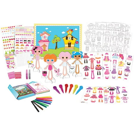 Lalaloopsy Paper Doll Exclusive Fashion Super Set with over 40 Accessories