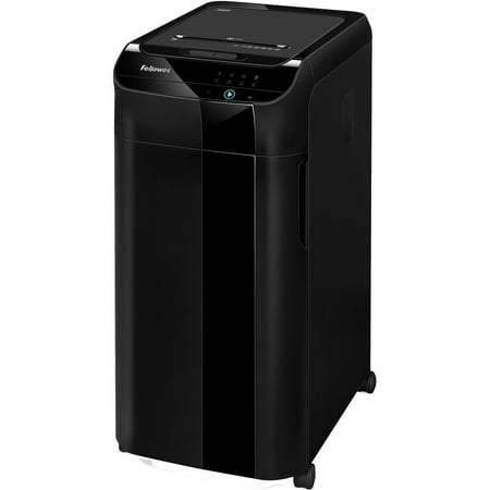 - Fellowes, FEL4964001, AutoMax™ 350C Auto Feed Cross-Cut Shredder, 1 Each, Black