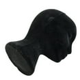 thumbnail image 4 of Huepoe Mannequin Head for Wigs Making Display, Female Head Model Foam Mannequin Wig Stand Wig Holder Cap Display Stand for Salon Home, Black, 4 of 6