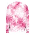 thumbnail image 5 of Bovemsi Womens Sweatshirts Fashionable Autumn And Winter Casual Tie Dye Pattern Long Sleeved Loose Top Fall Fashion Outfits 2025 Clothes, 5 of 9