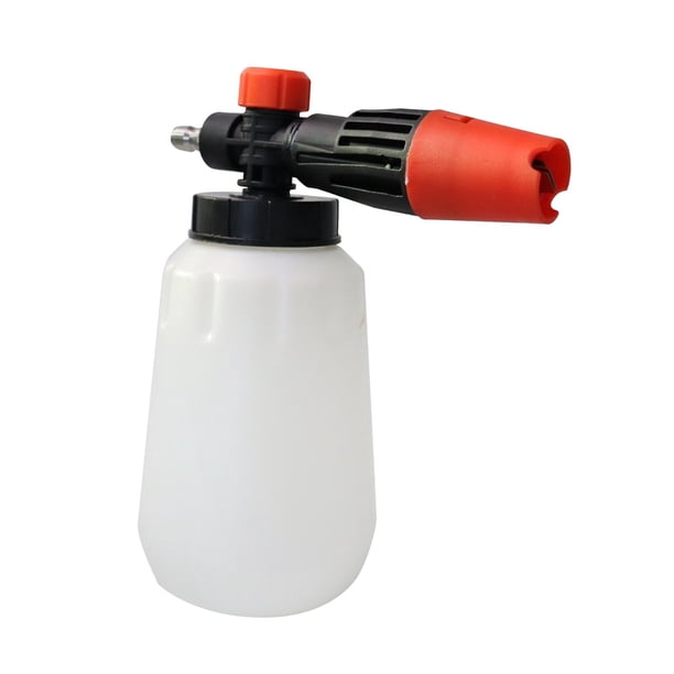 Pulverizador de espuma a presión manual, profesional, multiusos, botella de 1 l para jabón, para detallado de automóviles, lavado de ventanas de