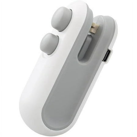 Rechargeable Mini Bag Sealer, 2-In-1 Heat Sealer with Cutter for Chip Bags, Portable Resealer Machine for