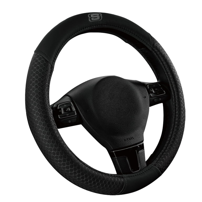 Skechers Air-Cooled Memory Foam Steering Wheel Cover, Black photo 7