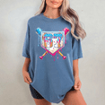 thumbnail image 3 of Baseball Ice Cream Drip Number 67 Player 67th Birthday Comfort Color Shirt, 3 of 5
