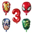 thumbnail image 4 of Globos de Papel de aluminio Spiderman 5 uds juguete para niños decoración de Fiesta Temática de cumpleaños Baby Shower 1 2 3 4 5 6St, 4 of 5
