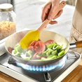 thumbnail image 4 of Silicone Spatula with Wooden Handle, Heat Resistant Kitchen Baking Turner, Nonstick Scraper for Mixing, Cooking, Cake Decorating, Batter, Food Preparation(Style F), 4 of 5