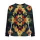 thumbnail image 2 of TaTaai Ladies Retro Western Print Round Neck Long Sleeve Sweatshirt Fashion Casual Regular Shoulder Loose Top Soft for Daily Party Work Vacation Gift, 2 of 4