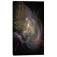 thumbnail image 2 of Fractal Background Bright Glare - Large Abstract Canvas Wall Art, 2 of 4