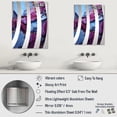 thumbnail image 3 of Designart "Seamless Marble Volcano in Blue and Purple II" Abstract Modern Shapes Oversized Wall Mirror - Modern Abstract Bathroom Wall Mirror Decor - Multiple Color Options, 3 of 5