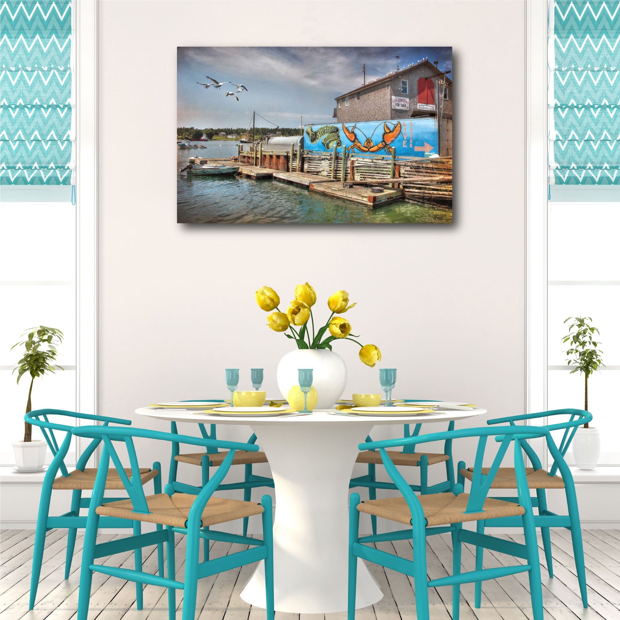 Southport Buoys III Canvas Print Gallery-Wrapped Canvas Wall Art, 16x20