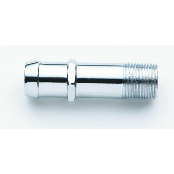 Mr. Gasket 9743 Chrome Plated Heater Hose Fitting For 0.75 in. ID Hose