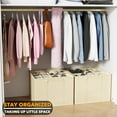 thumbnail image 2 of SpaceAid Shoe Organizer for Closet, 2 Pack, Fits 16-32 Pairs, Beige, 2 of 7