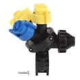 thumbnail image 2 of Three Nozzle Combination, Adjustable Aozzle For High Pressure Atomization 3 Heads Fan Shaped Agricultural Mist Nozzle Drip Proof Tractor Nozzle, 2 of 8