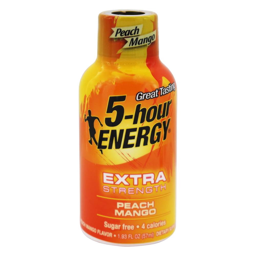 5hour ENERGY Shot, Extra Strength, Peach Mango, 1.93 oz