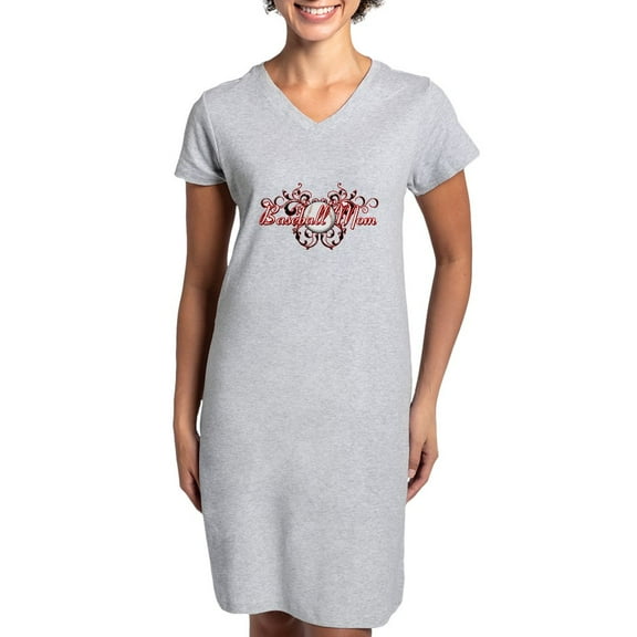 CafePress - Baseball Mom (Heart) - Women's Nightshirt